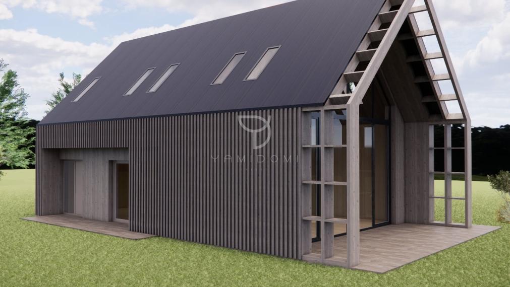 M L Y N I C A   | 3i moderný drevodom 92m² so 600m² pozemkom s výhľadom na Vysoké Tatry