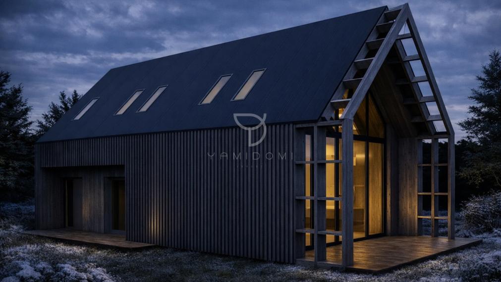 M L Y N I C A   Moderný drevodom 110m² so 600m² pozemkom s výhľadom na Vysoké Tatry