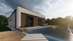 M L Y N I C A   | 4i moderný drevodom 90m² so 600m² pozemkom s výhľadom na Vysoké Tatry