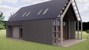 M L Y N I C A   | 4i moderný drevodom 92m² so 600m² pozemkom s výhľadom na Vysoké Tatry