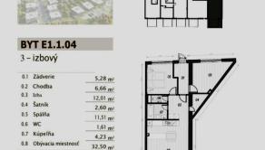P E R L O V Á  |  3i byt 76m², terasa 10m², + záhrada 55m²  | BAV - JAROVCE