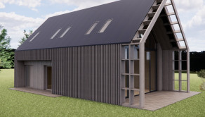 M L Y N I C A   Moderný drevodom 110m² so 600m² pozemkom s výhľadom na Vysoké Tatry