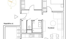 NEJEDLÉHO | 4i byt, 79 m2| BA IV - Dúbravka