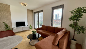 3-izbový apartmán v projekte METROPOLIS   | 2 balkóny  | parking  | downtown