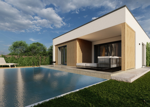 M L Y N I C A   | 4i moderný drevodom 90m² so 600m² pozemkom s výhľadom na Vysoké Tatry