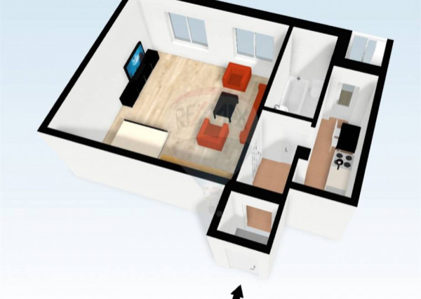 Slnečný a priestranný  1-izbový byt s balkónom - BELOPOTOCKÉHO